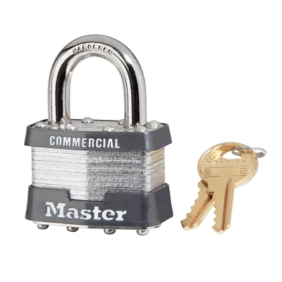 4 PIN TUMBLER SAFETY PADLOCK KEYED DIFFE